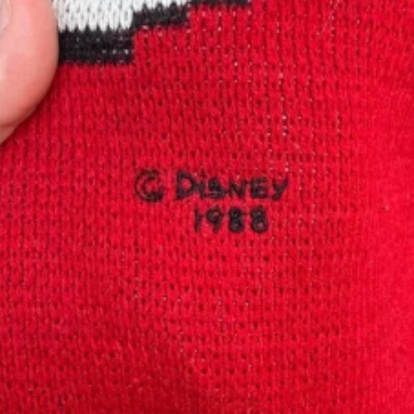 Vintage 90s JED Retro Mickey Mouse Big Face Sweater Size XL Men’s Disney 1988 - Picture 3 of 5